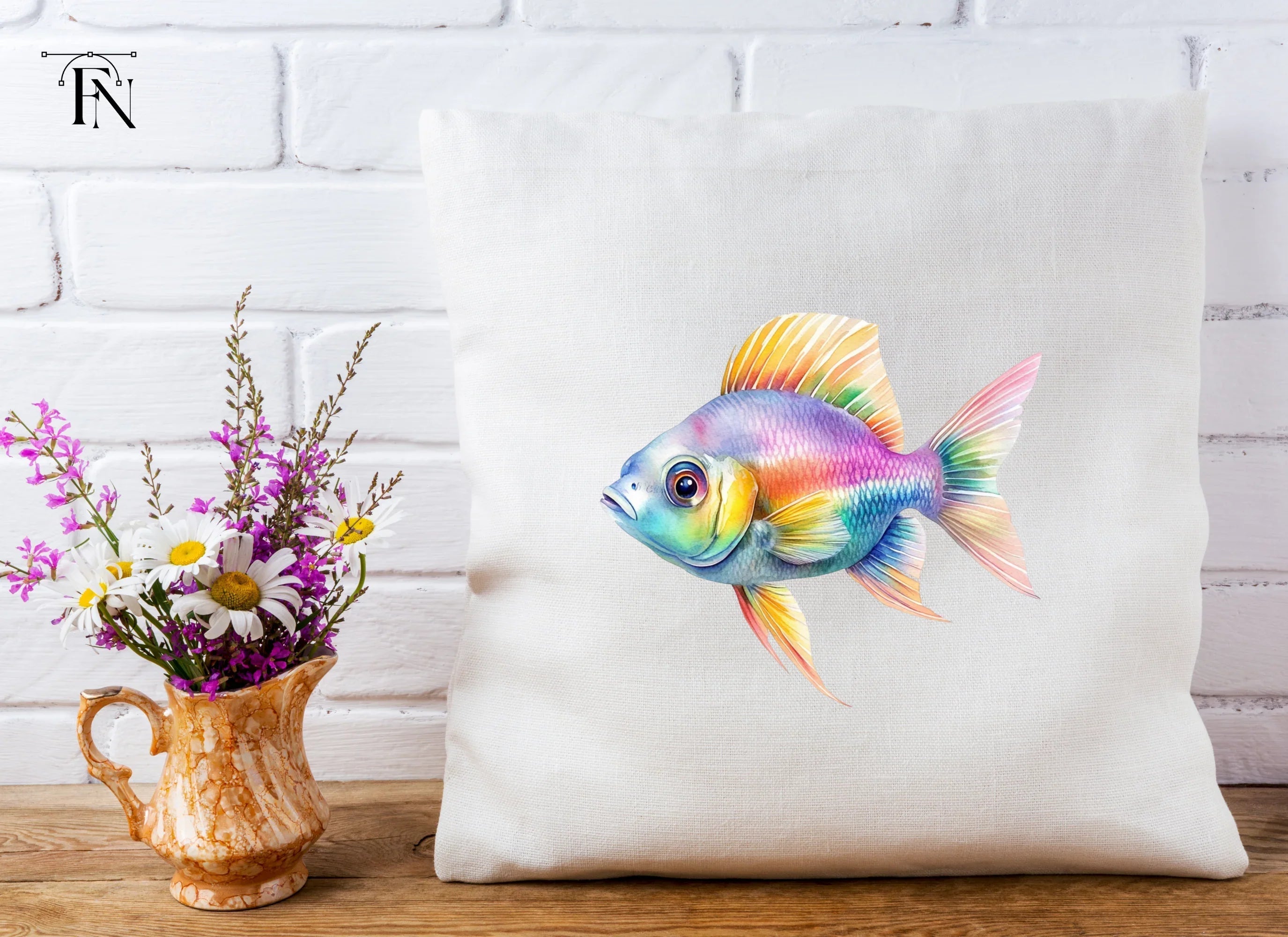 Colorful Goldfish Clipart Bundle
