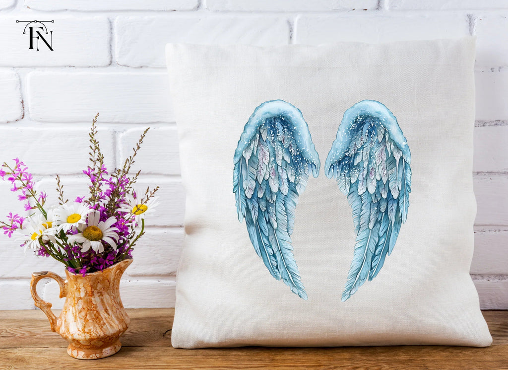 Winter Angel Wings Clipart Bundle