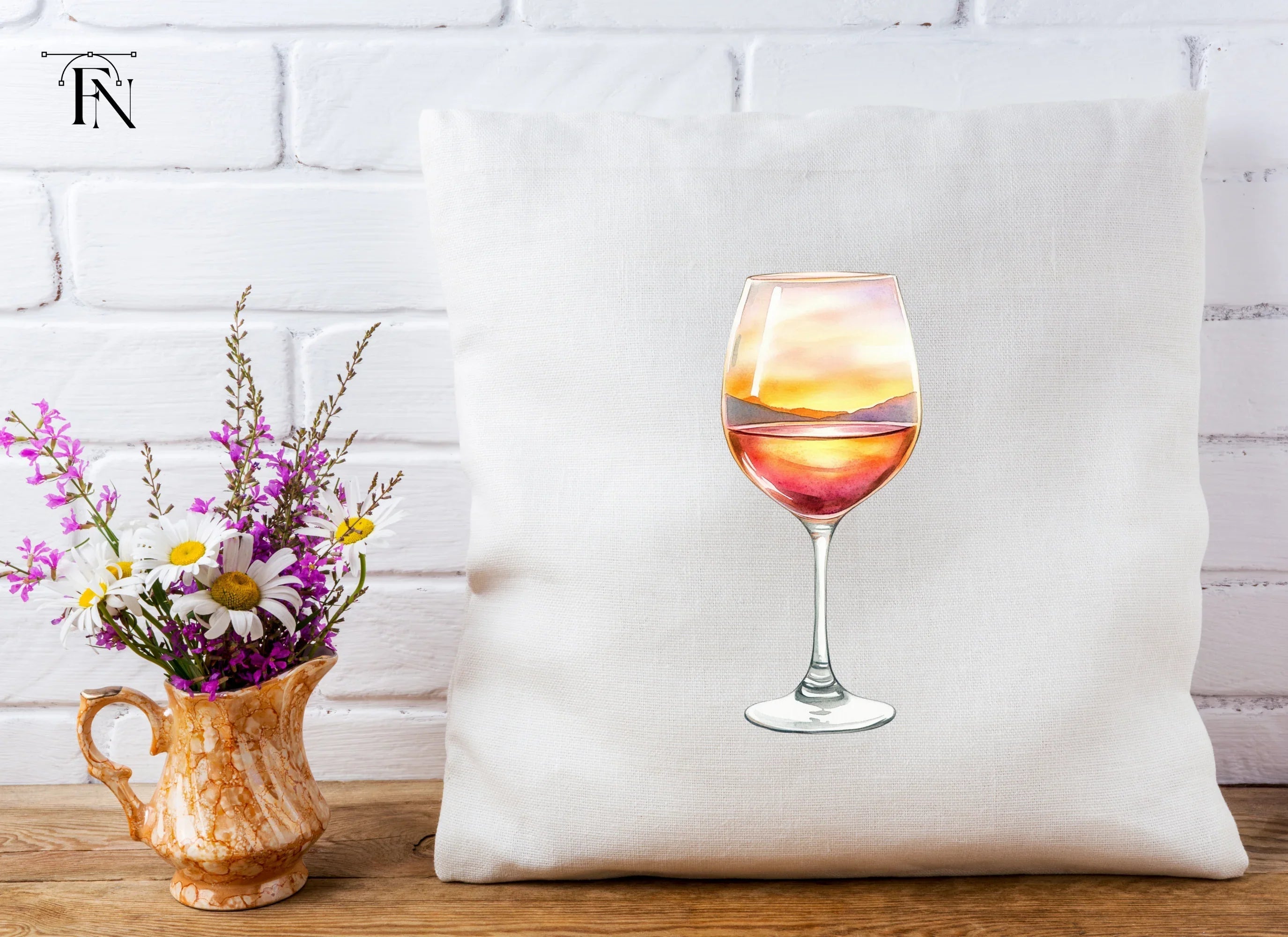 Wine Glass Clipart Bundle