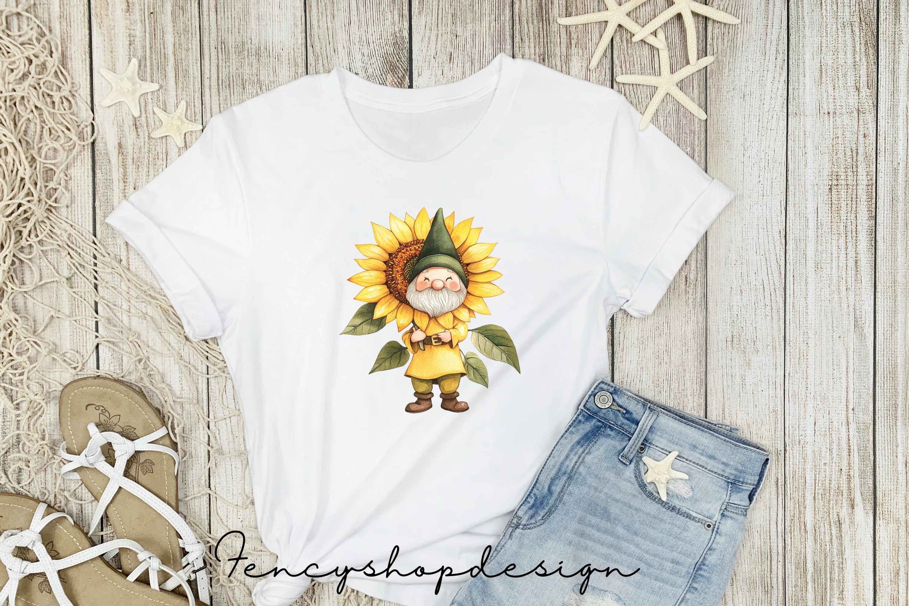 Cute Gnomes Clipart Bundle