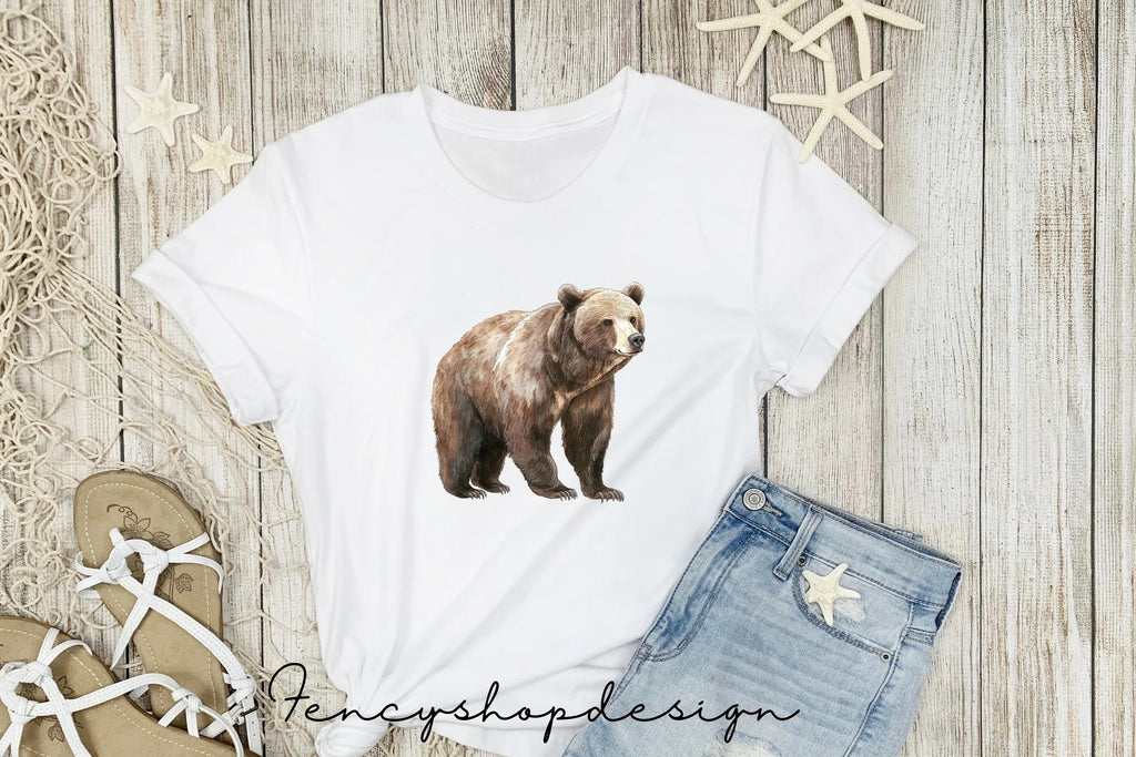 Brown Bear Clipart Bundle