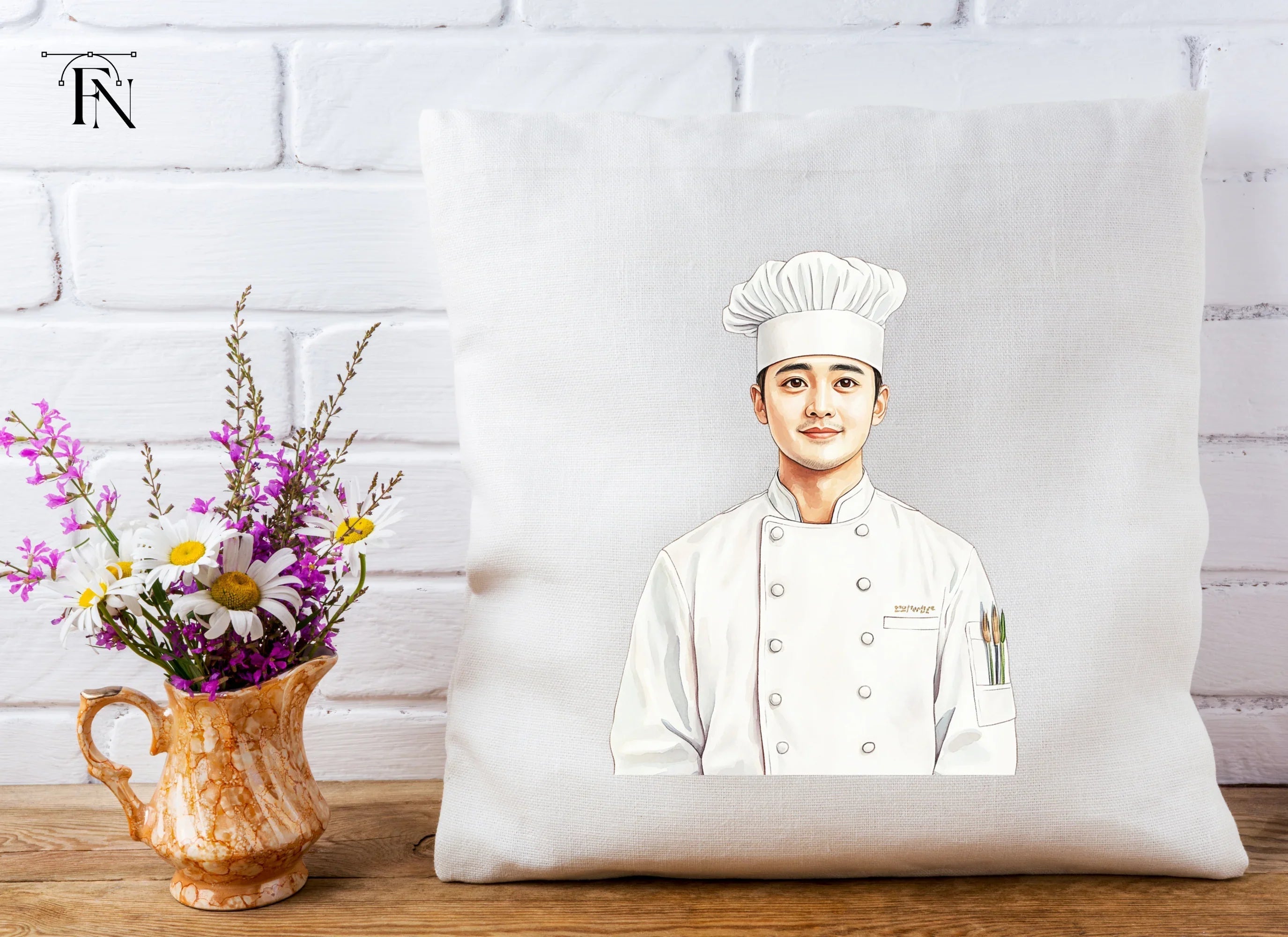 Male Chef Portrait Clipart Bundle