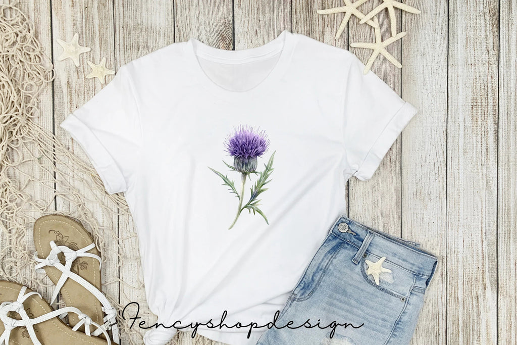 Scottish Thistle Clipart Bundle