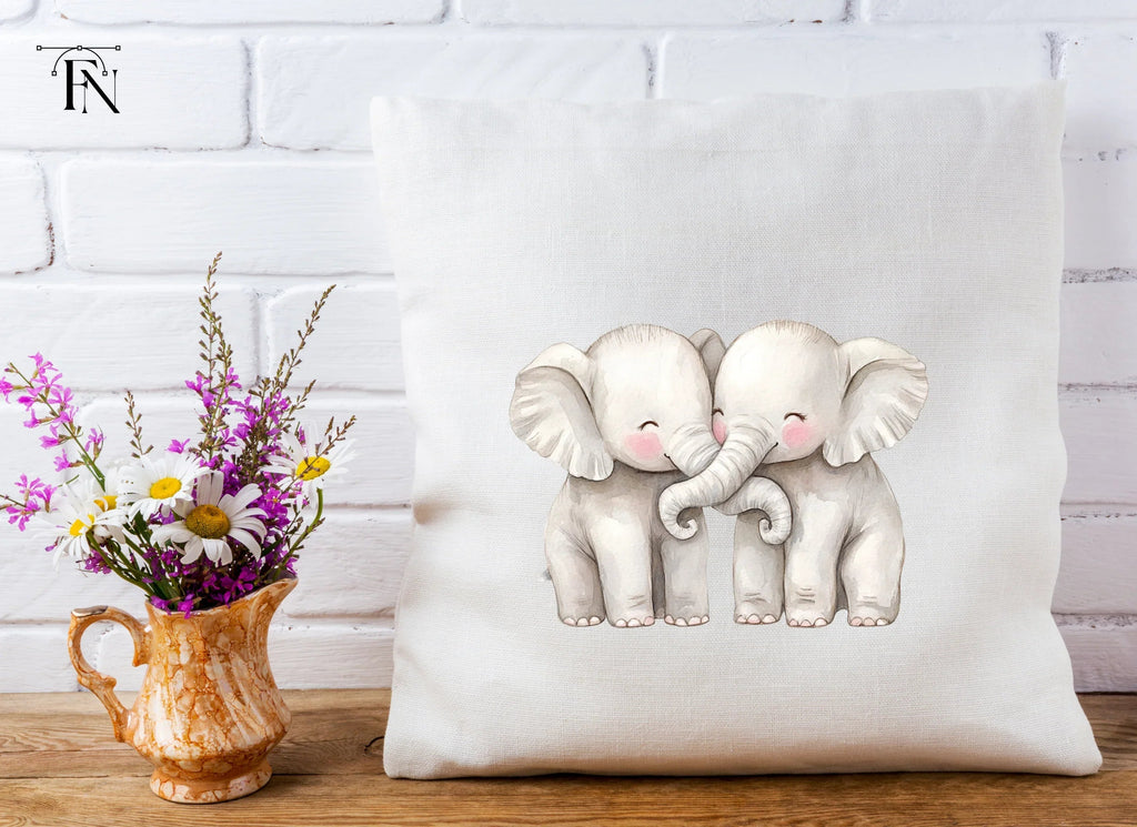 Sweet Baby Elephant Hugs Clipart Bundle