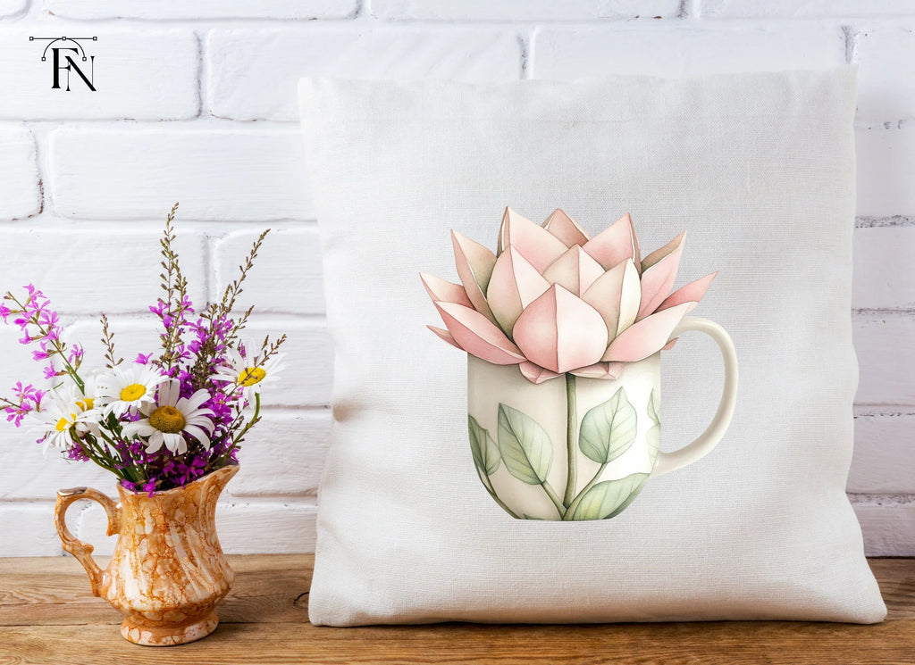 Lotus Flower Clipart Bundle