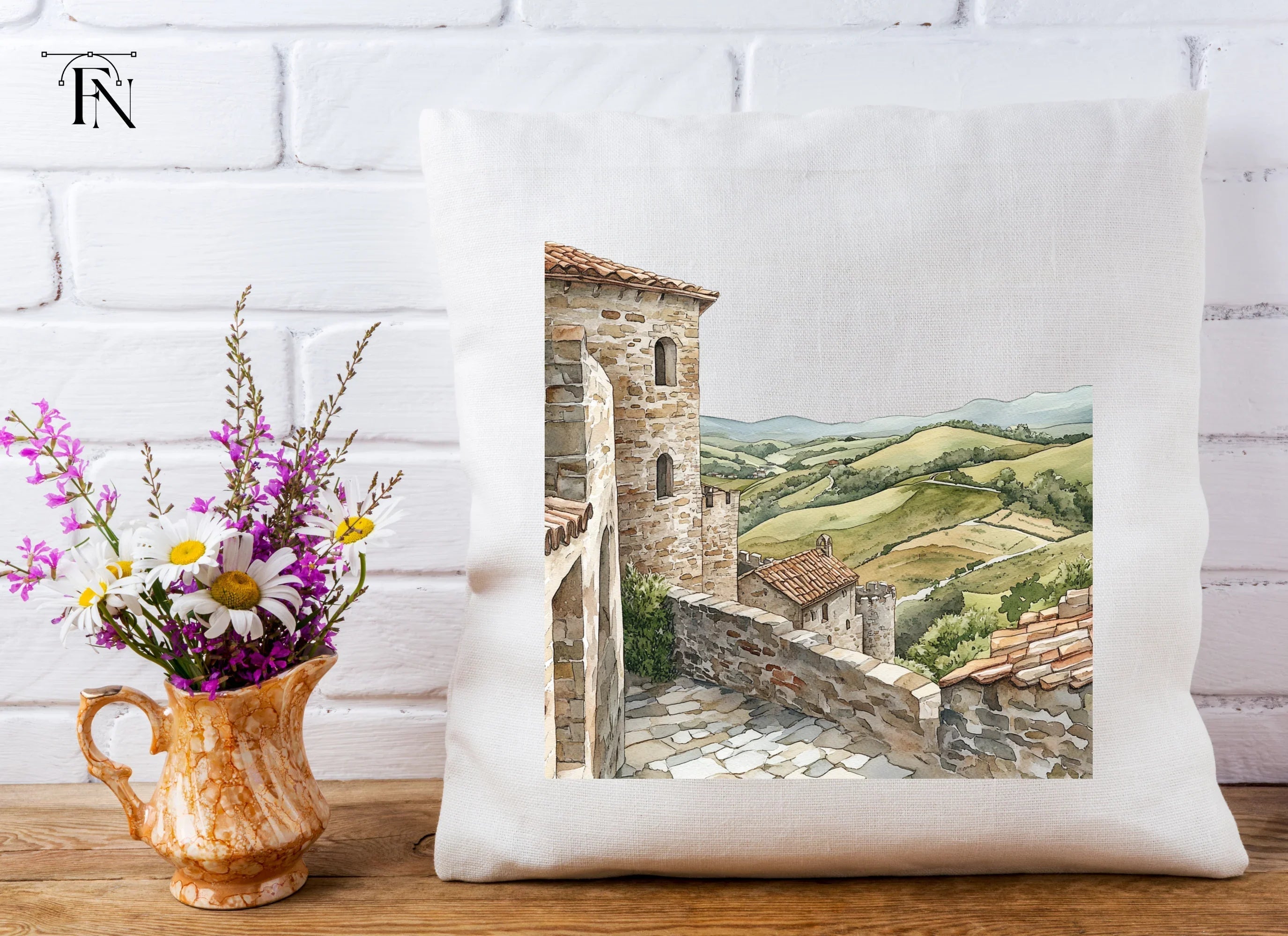 Tuscan Village Clipart Bundle