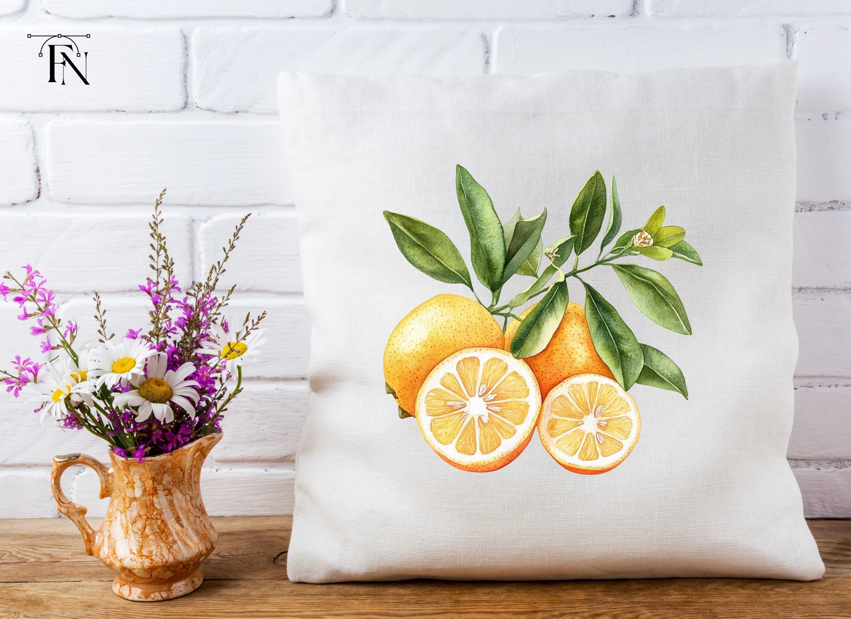 Citrus Fruit Clipart Bundle
