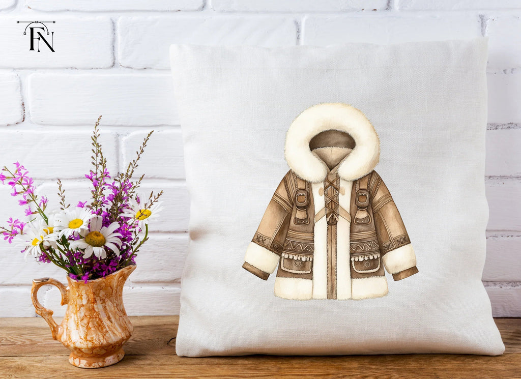 Cozy Winter Coat Clipart Bundle
