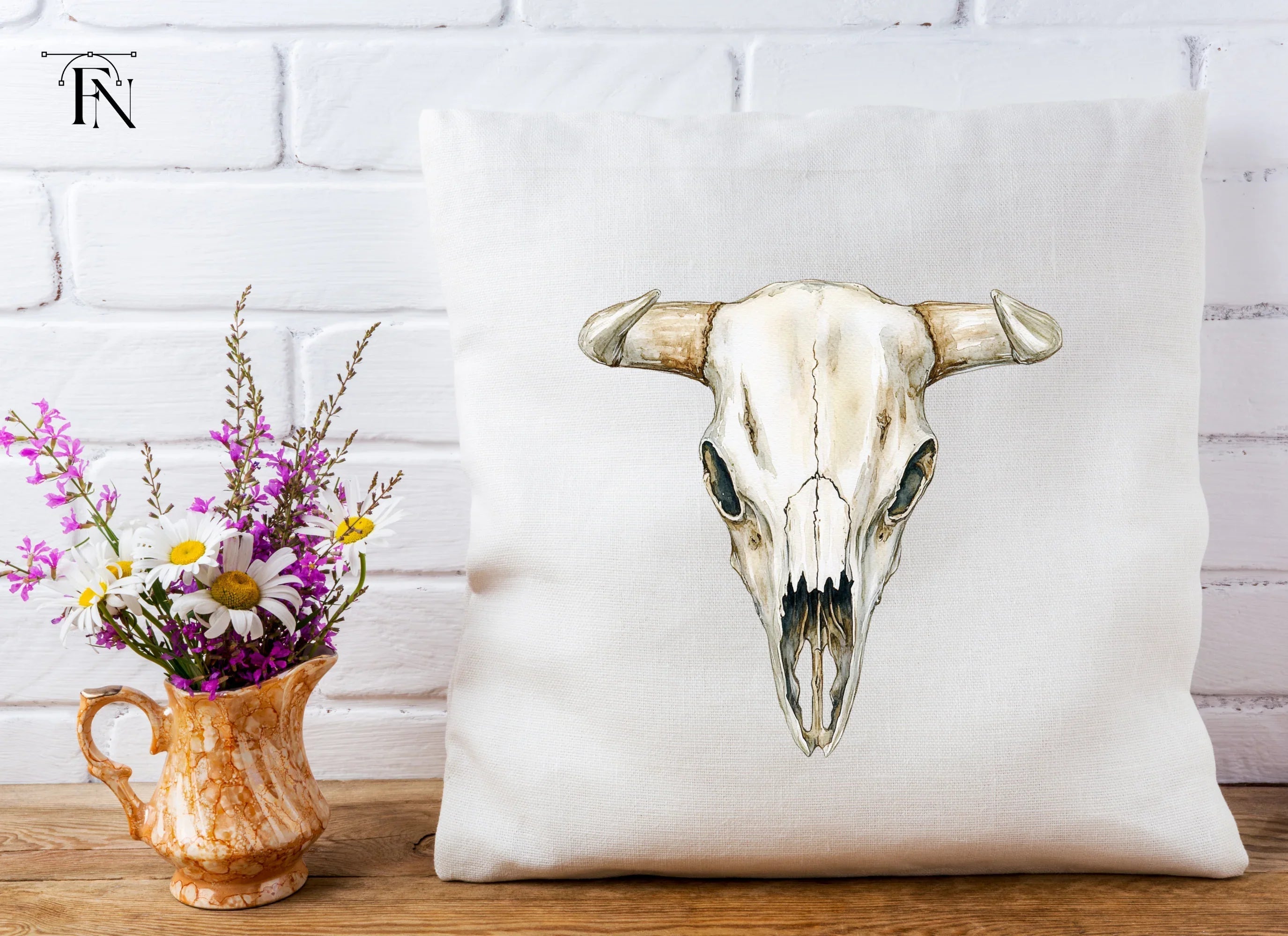 Bull Skull Clipart Bundle