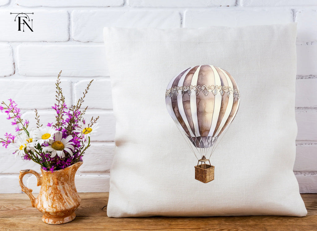 Elegant Hot Air Balloon Clipart Bundle