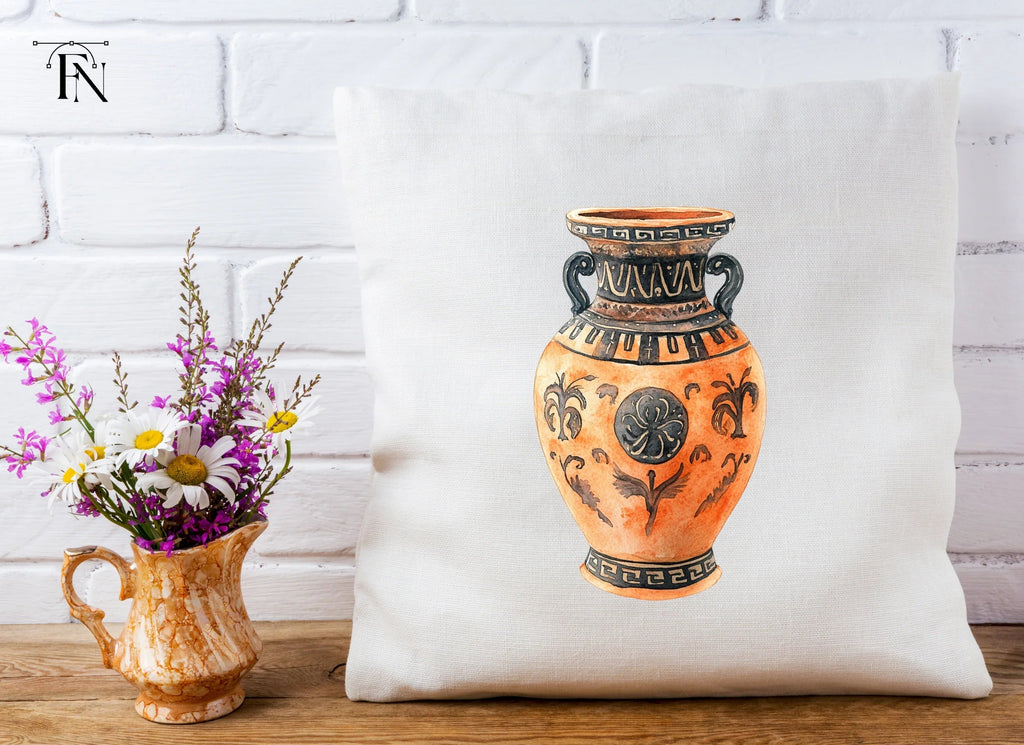 Ancient Greek Amphora Clipart Bundle