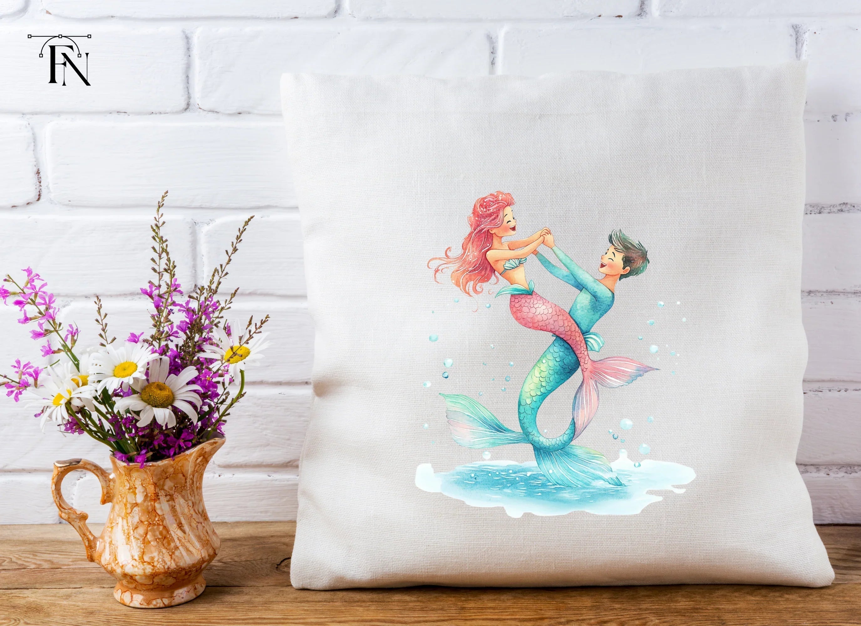 Mermaid Family Fun Clipart Bundle