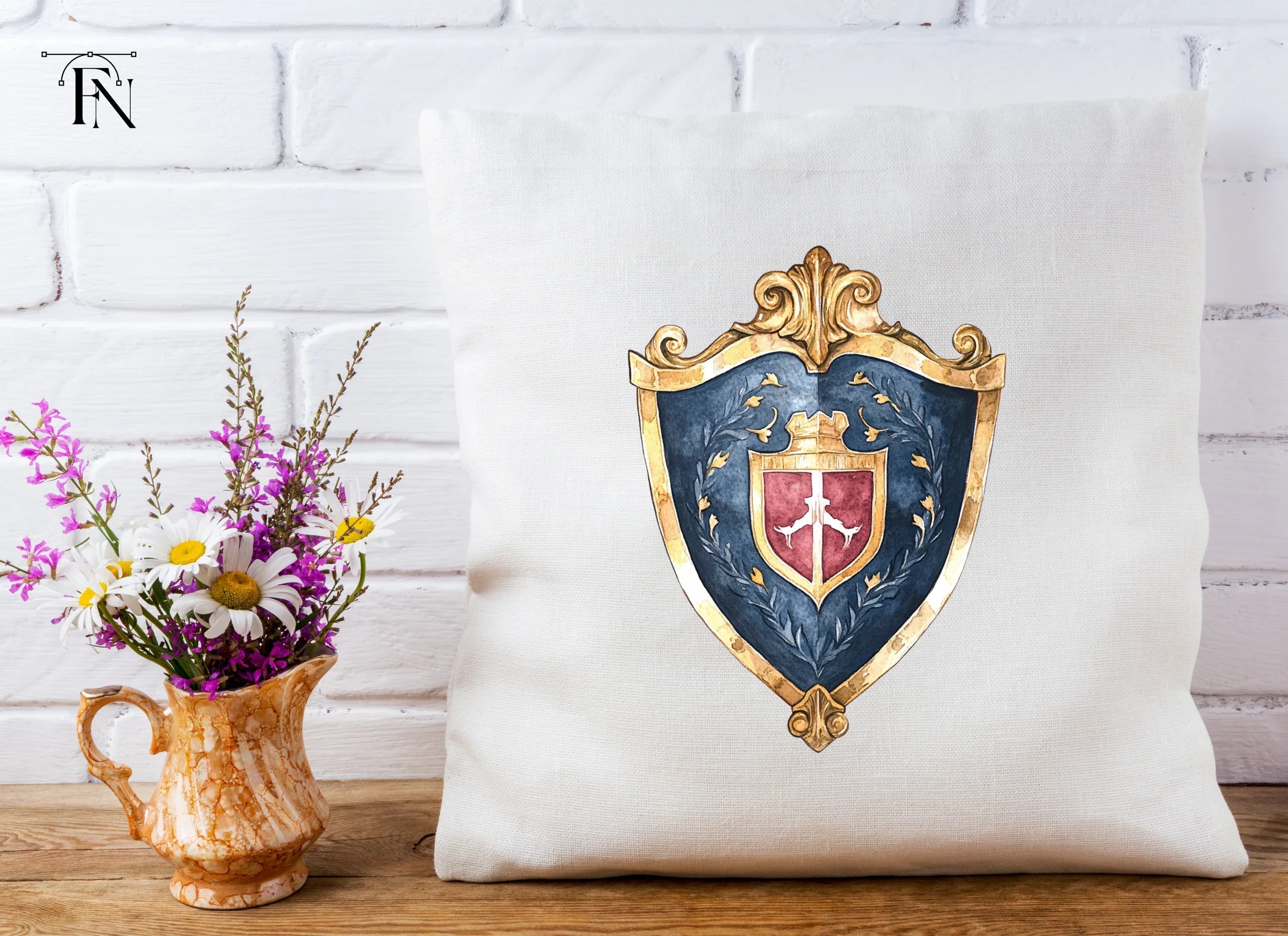 Elegant Royal Crests Clipart Bundle