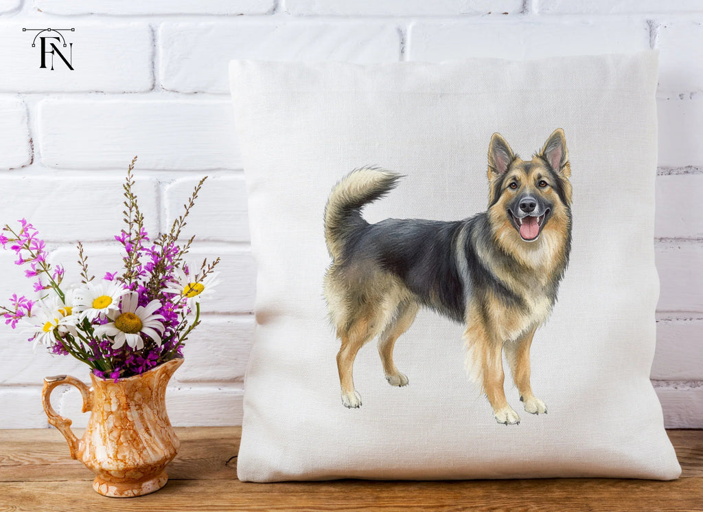 Happy German Shepherd Dog Clipart Bundle