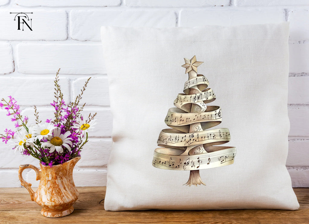 Musical Christmas Tree Clipart Bundle