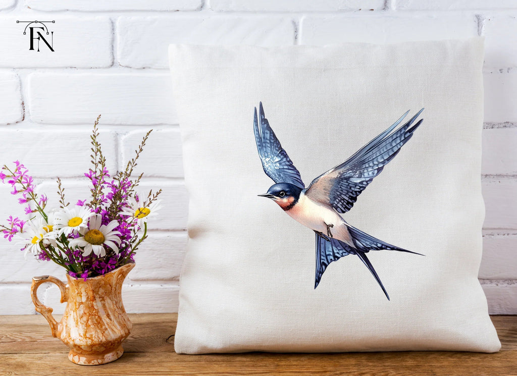 Graceful Flying Swallow Clipart Bundle