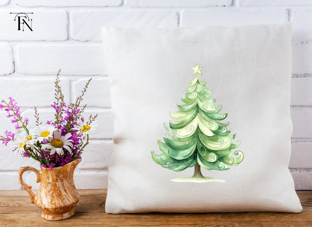 Whimsical Christmas Tree Clipart Bundle