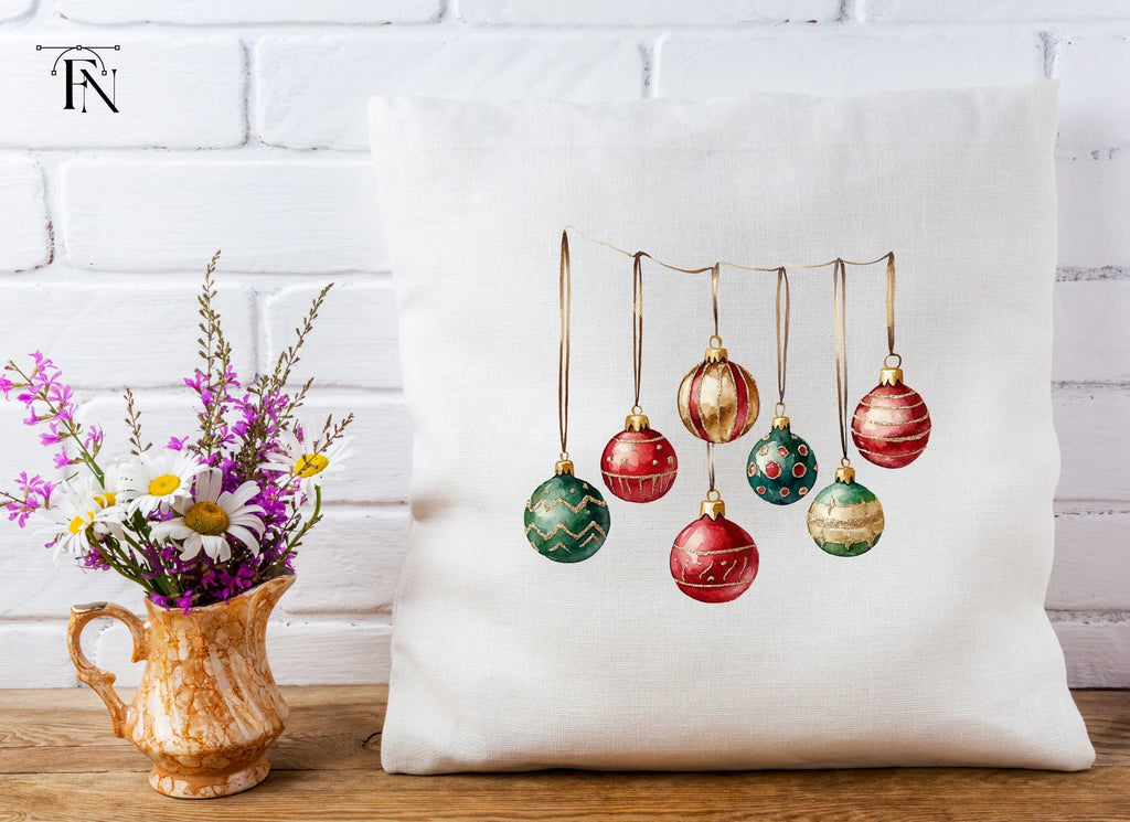Christmas Ornaments Clipart Bundle