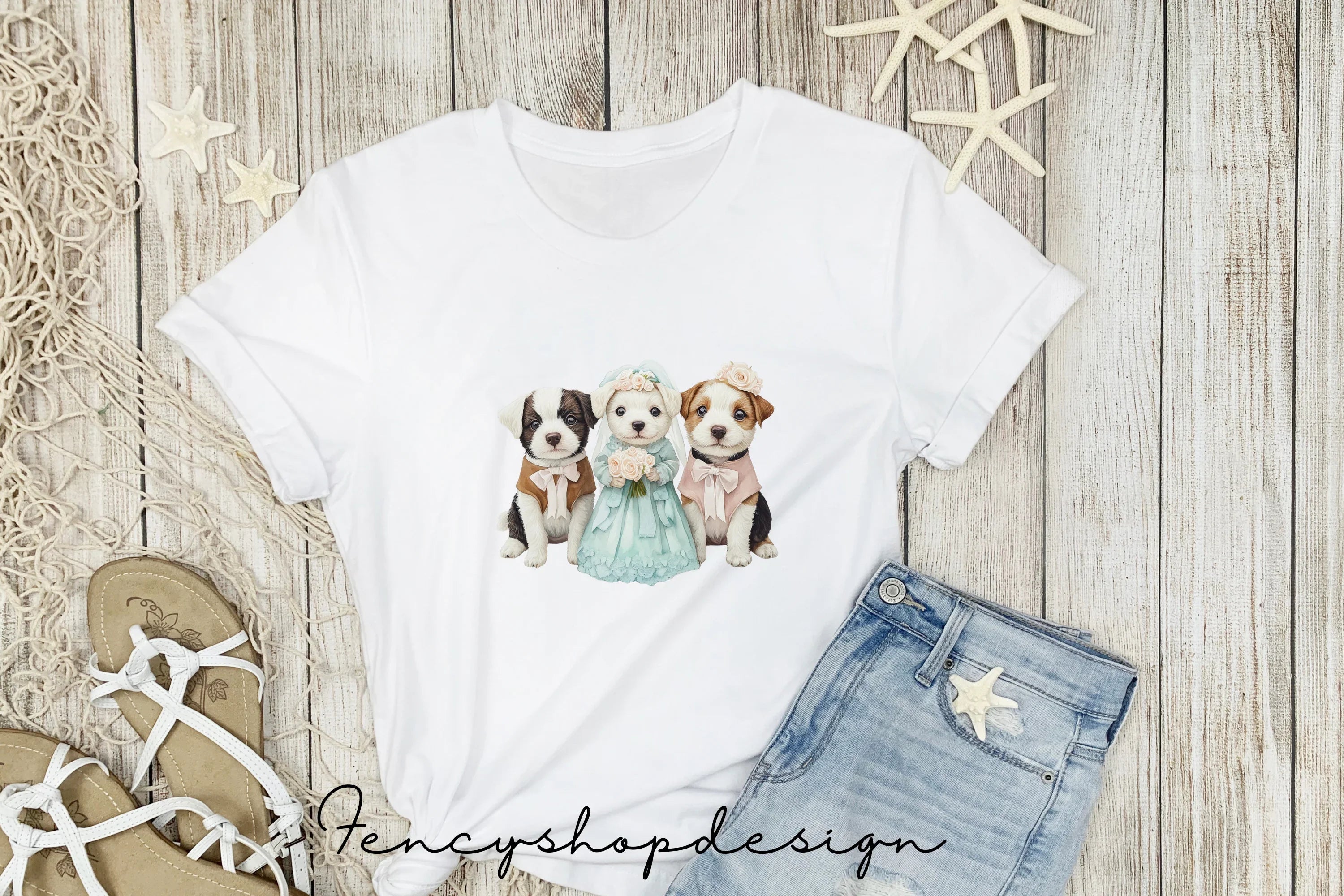 Adorable Dressed Dogs Clipart Bundle