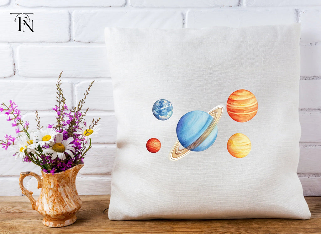 Solar System Planets Clipart Bundle