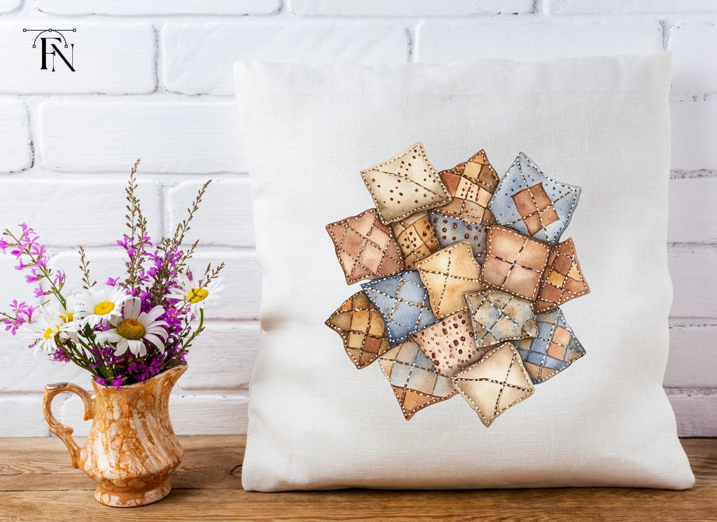 Quilted Patchwork Clipart Bundle