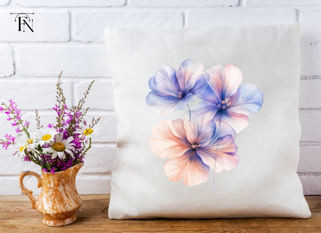 Translucent Floral Clipart Bundle