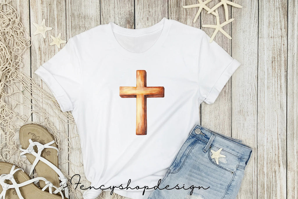 Wooden Crosses Clipart Bundle