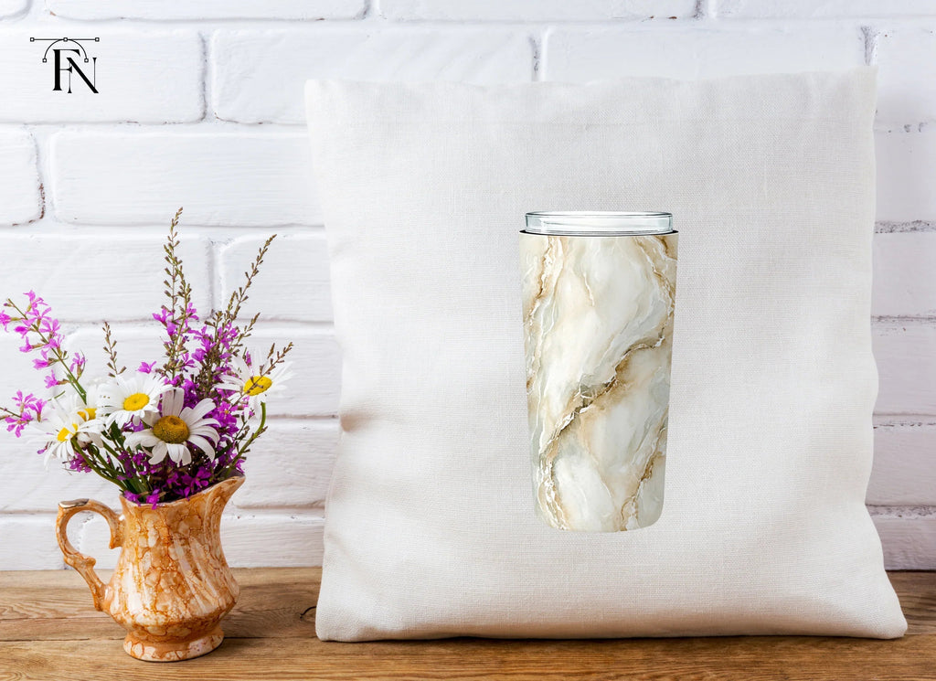 Gold Vein Marble Tumbler Clipart Bundle