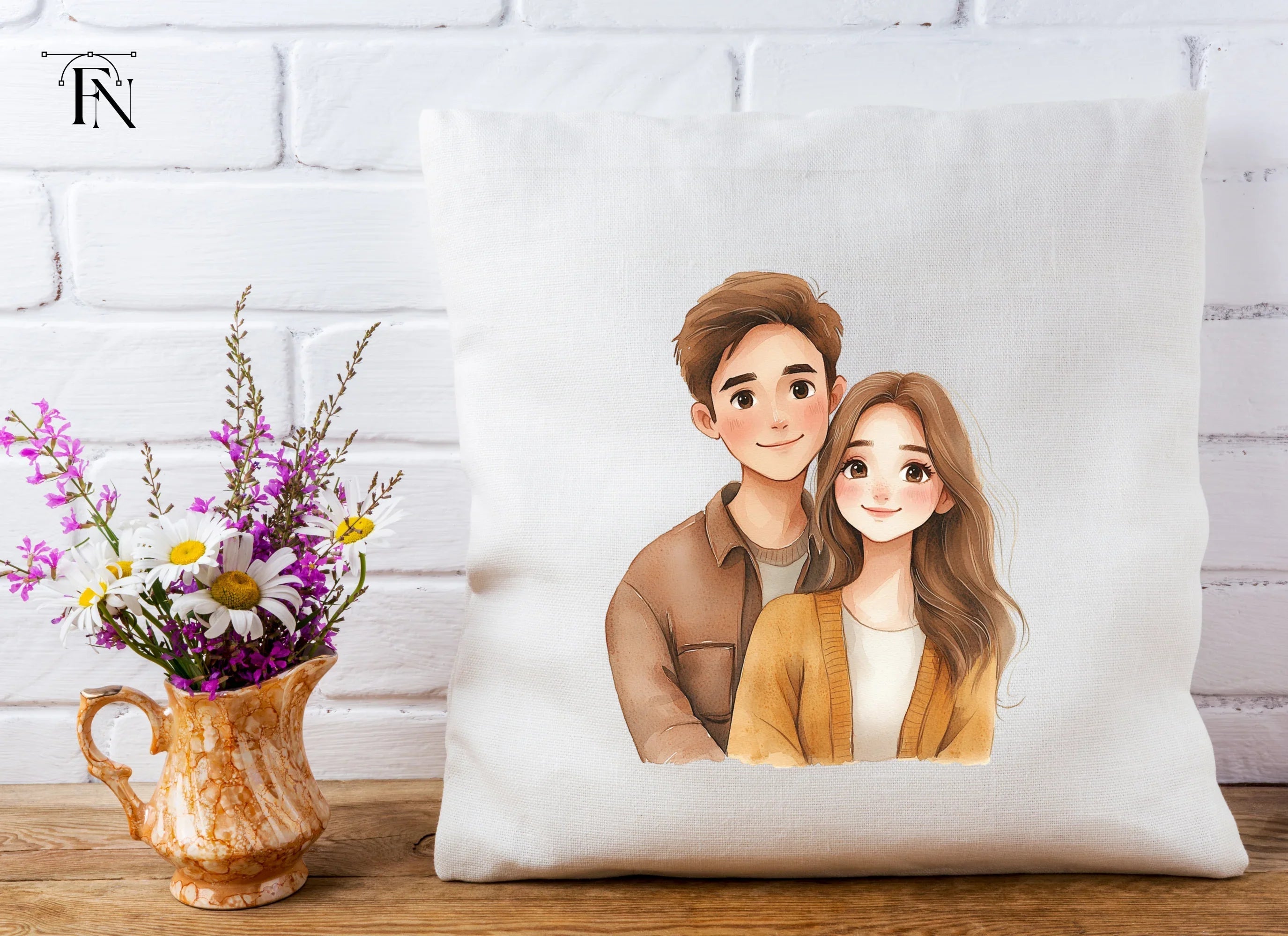 Cute Couple Romantic Clipart Bundle