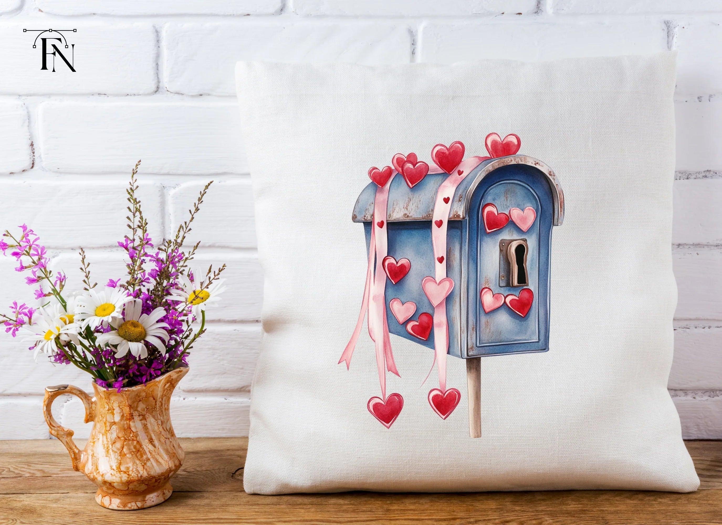 Valentine Mailbox Clipart Bundle