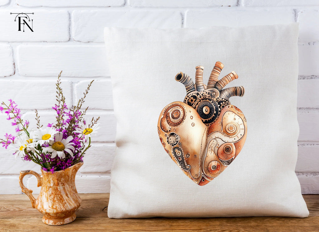 Steampunk Hearts Clipart Bundle