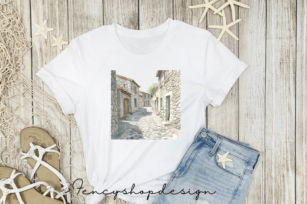 Charming Old World Cobblestone Path Clipart Bundle