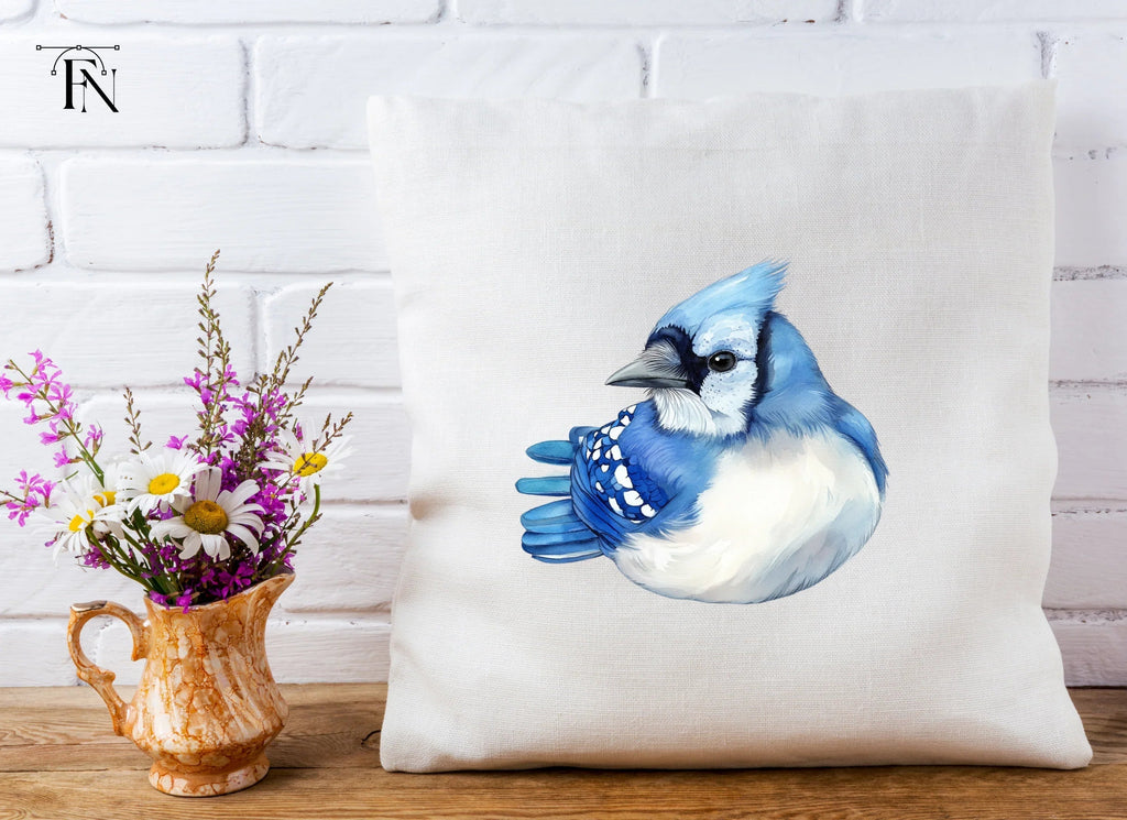 Cute Blue Jay Bird Clipart Bundle