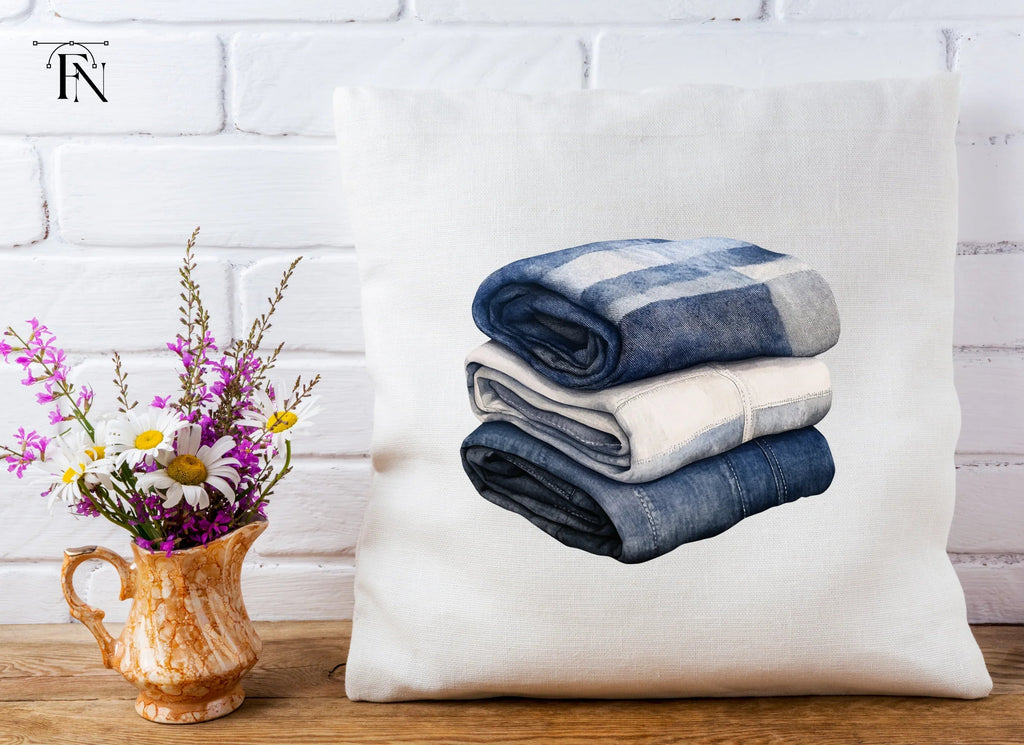 Stacked Jeans Clipart Bundle