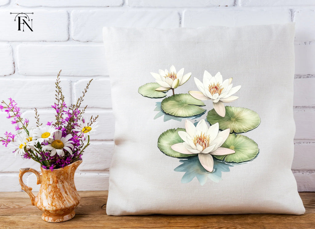 Elegant Water Lily Clipart Bundle