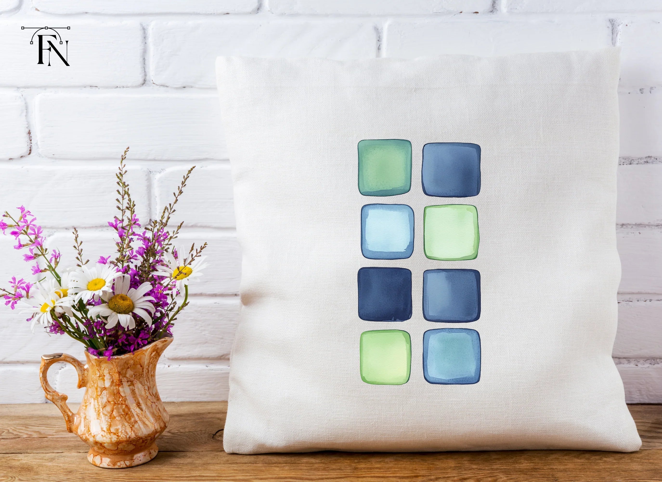 Square Swatches Clipart Bundle