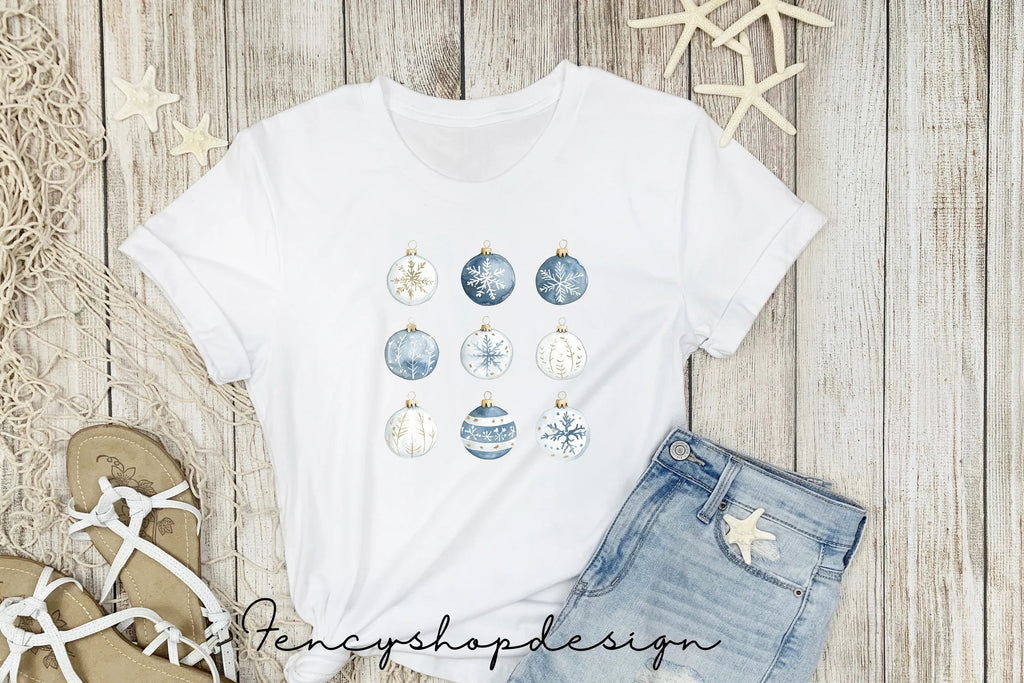 Festive Ornaments Clipart Bundle