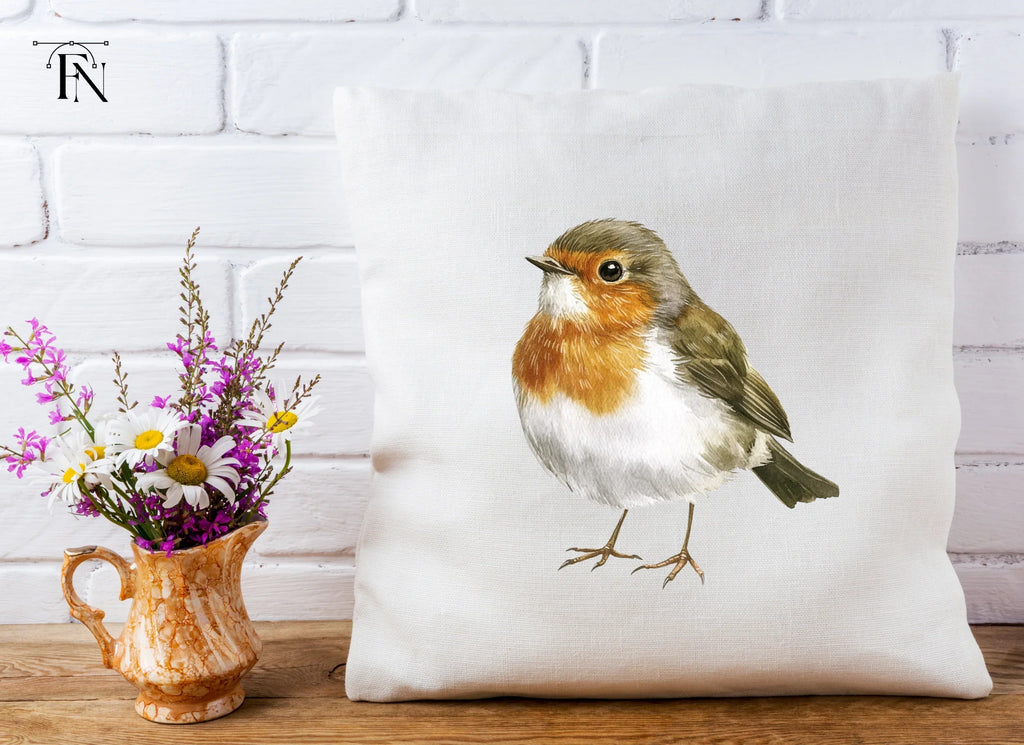 Cute Robin Bird Clipart Bundle
