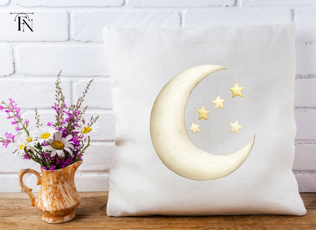 Moon and Stars Clipart Bundle