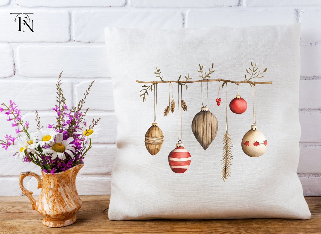 Christmas Ornaments Garland Clipart Bundle