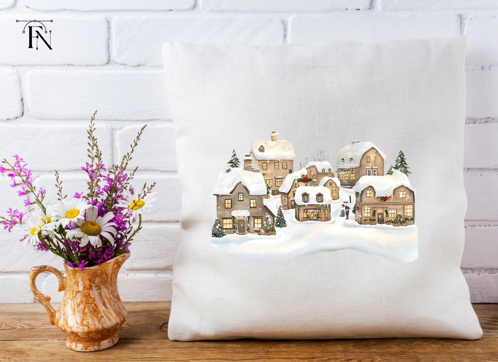 Winter Village Clipart Bundle