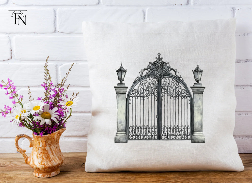 Ornate Gothic Gate Clipart Bundle