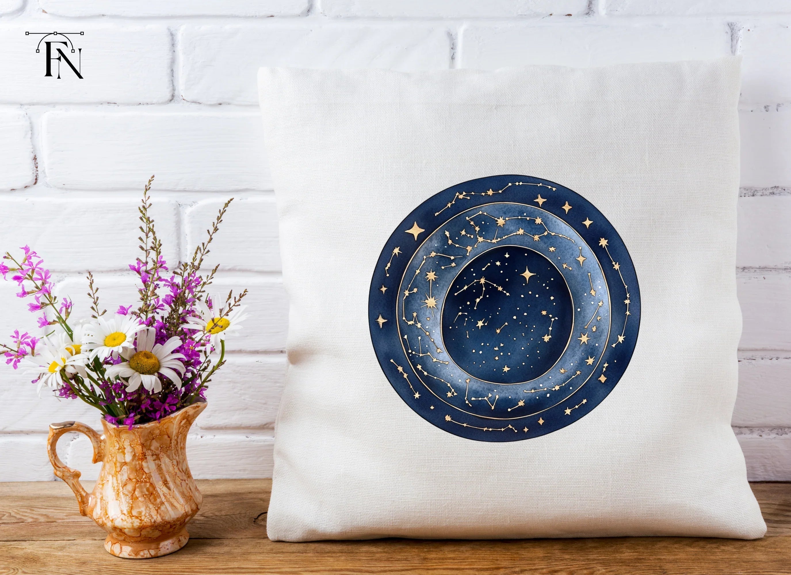 Intricate Celestial Constellation Clipart Bundle