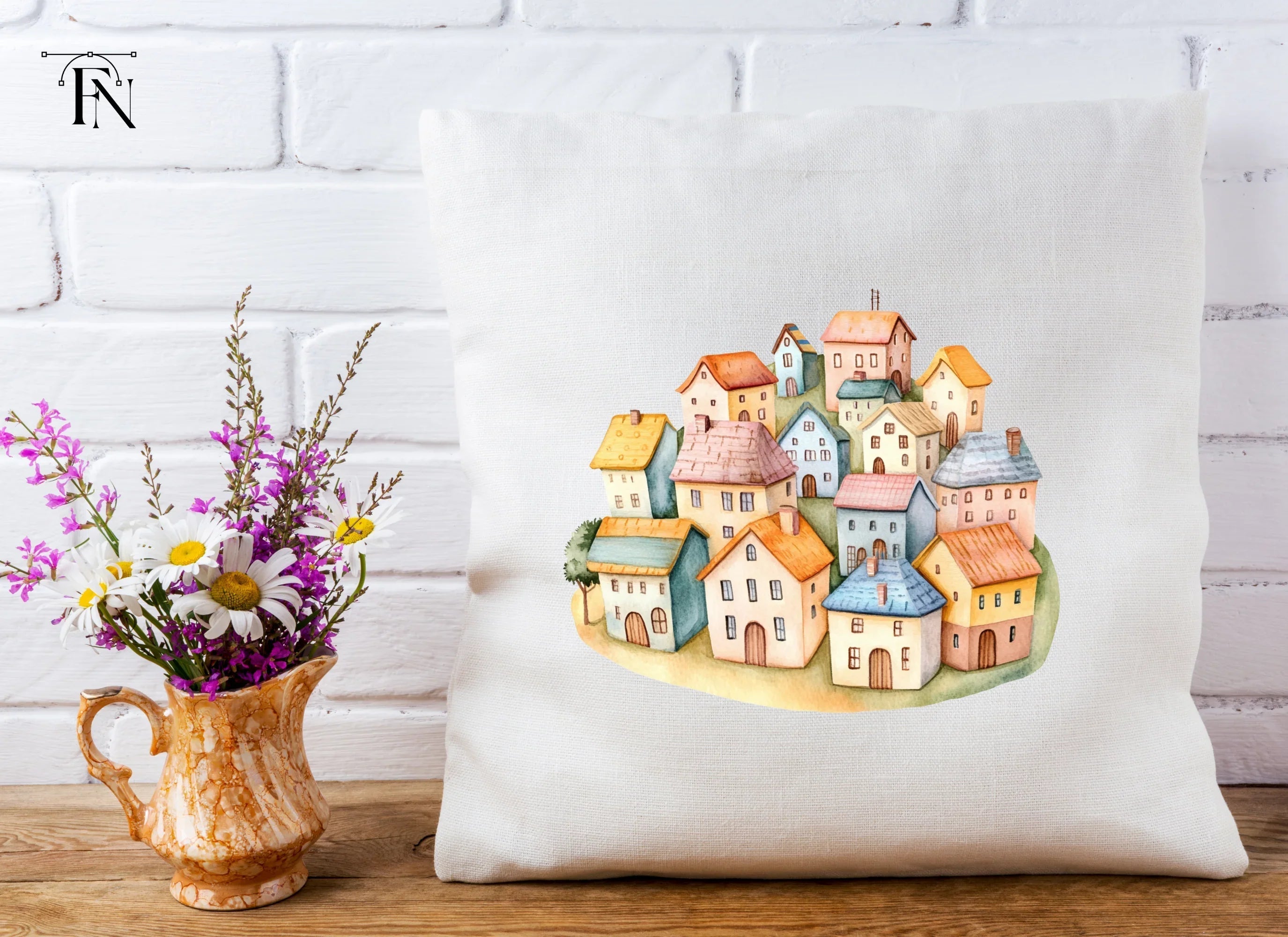 Charming Village Clipart Bundle