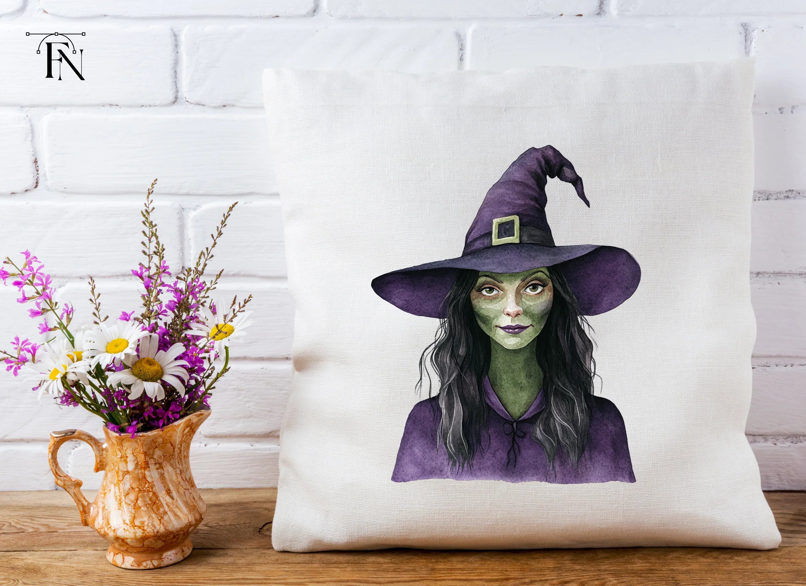 Mysterious Witch Portraits Clipart Bundle