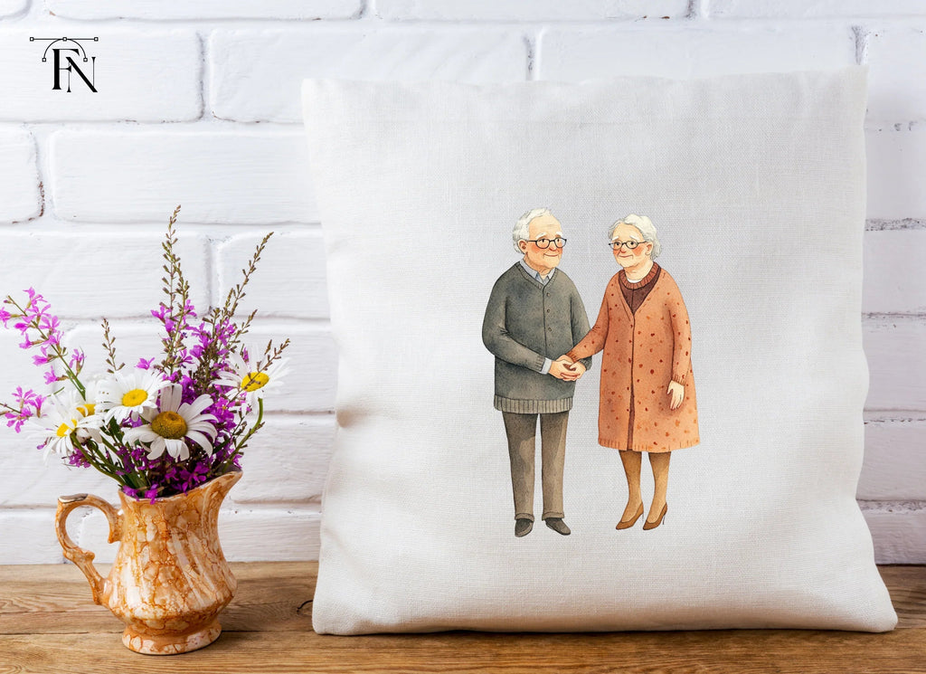 Elderly Couple Clipart Bundle