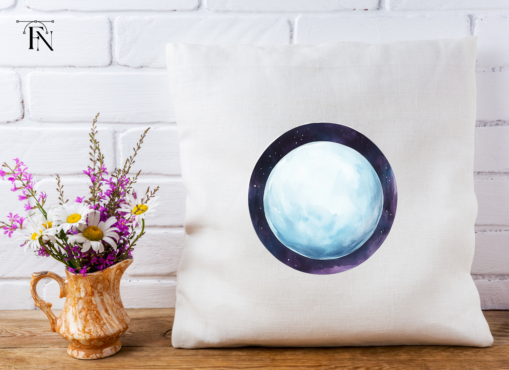 Blue Planets Clipart Bundle