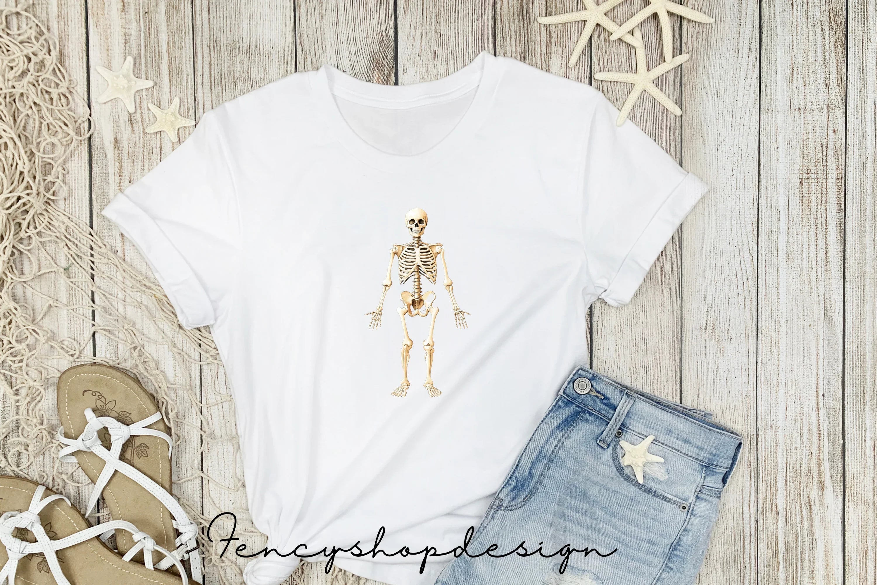Human Skeleton Anatomy Bones Clipart Bundle