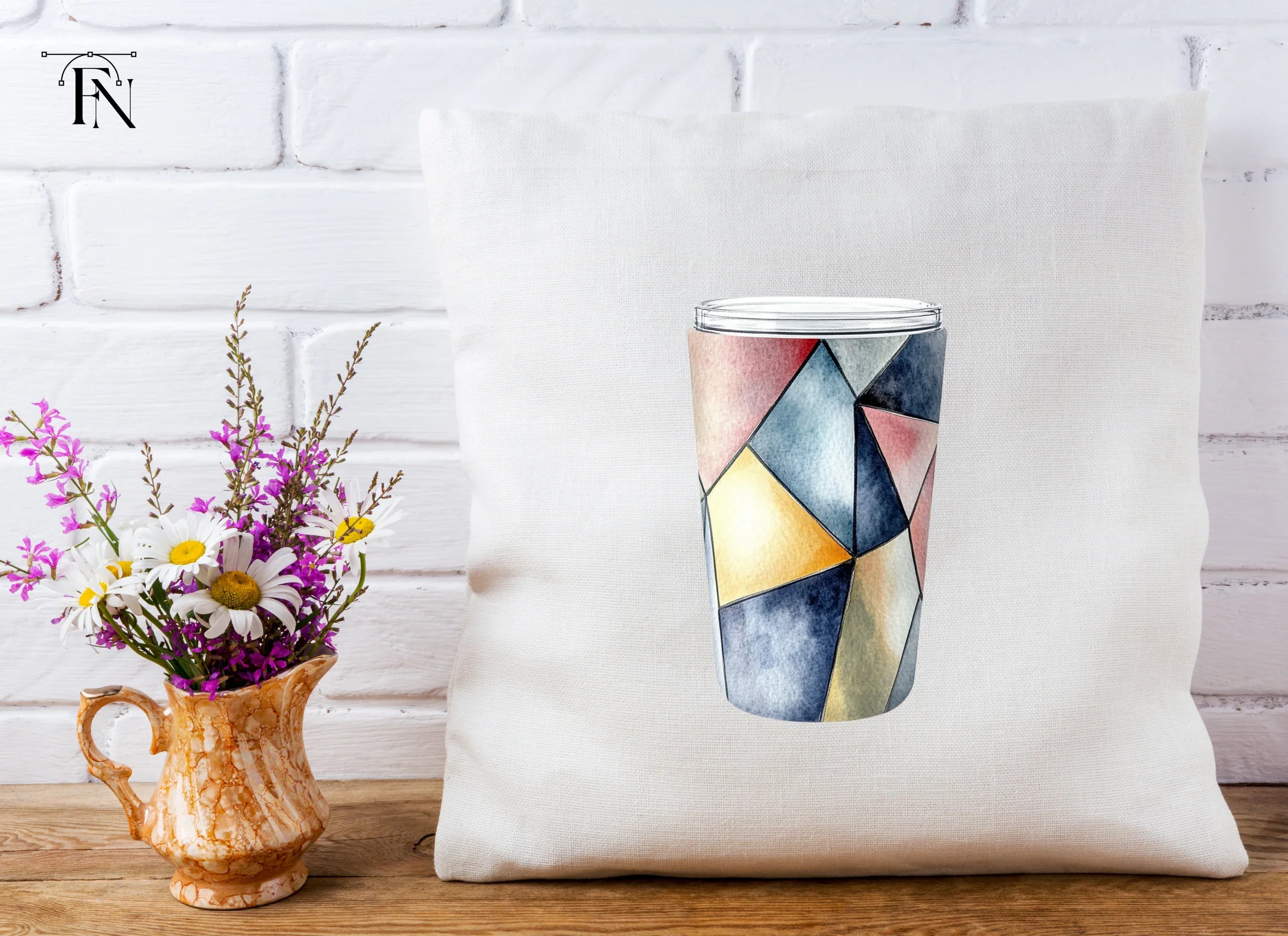 Geometric Tumbler Clipart Bundle