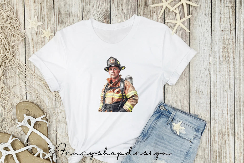 Brave Firefighter Clipart Bundle